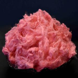 China Pink Biodegradable Natural Fibres Cotton Pulp Short Staple Fiber wholesale