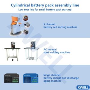 CCD  Lithium Ion Battery Manufacturing Equipment 18650 Assembly Machine