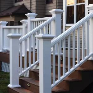 China WPC Composite Deck Railing Composite Decking And Balustrade Moistureproof wholesale
