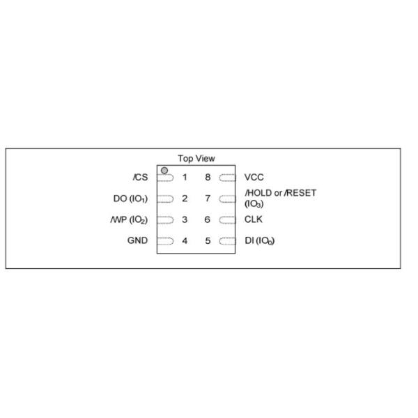 W25q128fvfg 3v 128m-Bit Serial Flash Memory With Dual / Quad Spi & Qpi