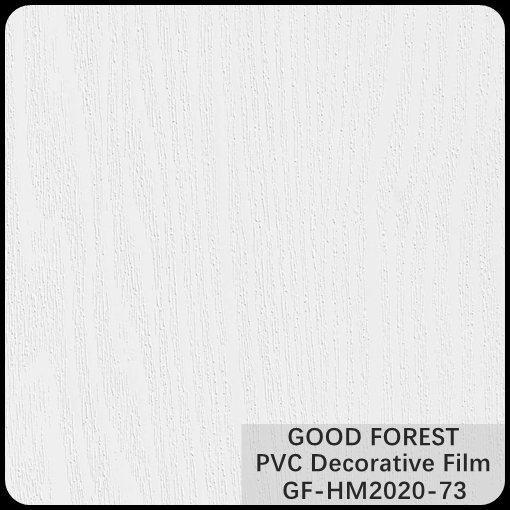 Cabinet Wood Grain PVC Decorative Film Pure Colour Blistering