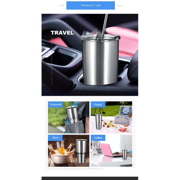 304 Pro Stainless Steel Coffee Travel Mugs Double Wall Vacuum 20oz 24oz 30oz