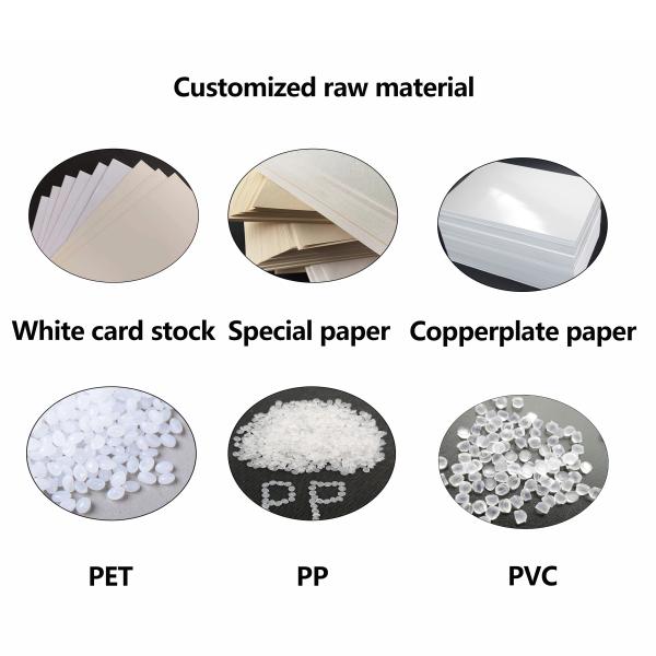 Custom Waterproof Blank Shipping Tag Synthetic Paper Hang Tags.