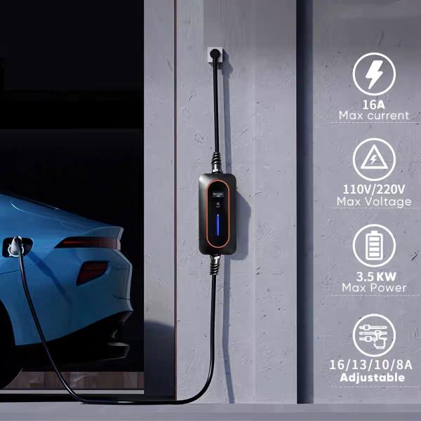3kw 7kw 9kw Type 1 EV Charger 230V Smart Portable Electric Vehicle Charging Station