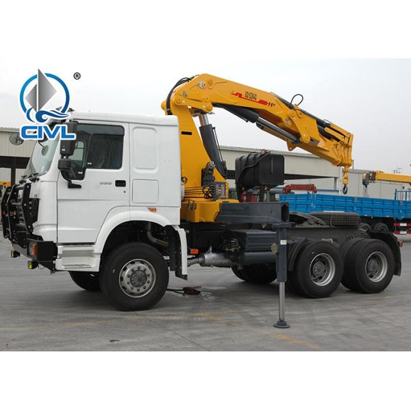 Sinotruk xcmg 15T Truck Mounted Crane Lorry Crane Truck With Crane Pickup Truck RHD