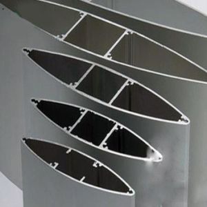 China Anodize Aluminium Extrusion Profiles Fans , Extrusion Aluminum Airfoil Blade wholesale