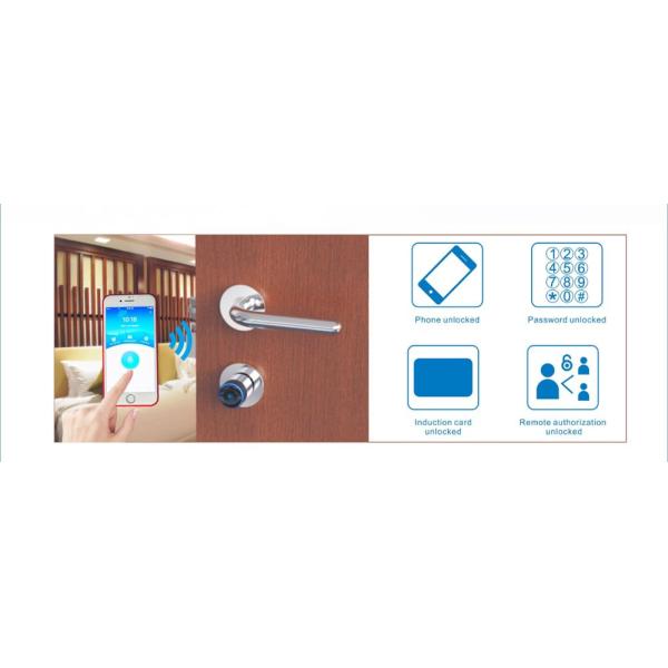 Bluetooth Smart Electronic Door Lock Cylinder with mobile APP for Hotel Door