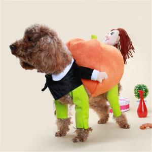 China 100g Dog Halloween Clothes Carrying Pumpkin Funny Puppy Cosplay wholesale