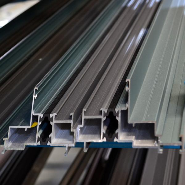 Quality 6063 T5 Window Frame Sections 6m Anodized Aluminium Extrusion for sale