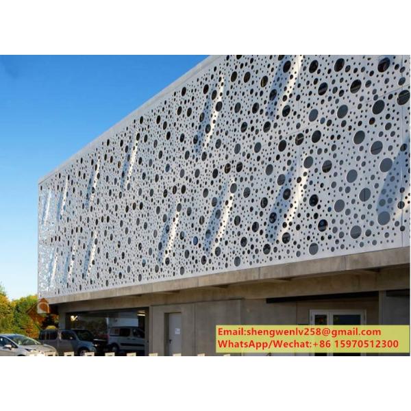 Metal aluminum facade aluminum panels for building facade customized metal sheet 3mm