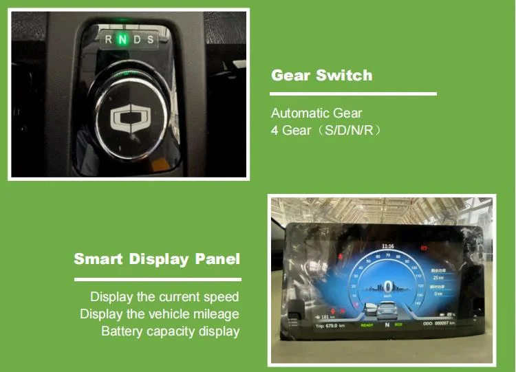 New Model 3 Door Electric Vehicle 4 Seats China Electric Cars with CE Certificate