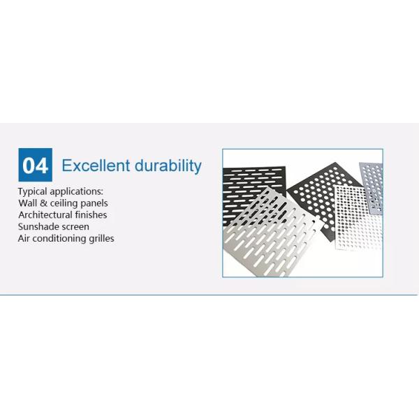 6mm Round Hole Punching Perforated Wire Mesh OEM