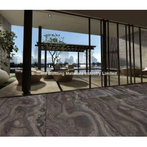 Buy cheap Brown Wooden Veins Marble Floor Tiles(Cross Cut) from wholesalers