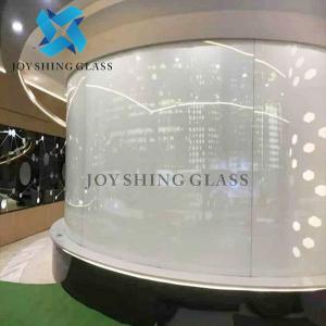 China Switchable Glass Partition 8+8mm Smart Glass Shape Size Customization wholesale
