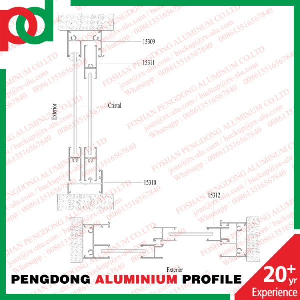 6000 Series Mexico Aluminum Structural Extrusions Aluminium T Profile