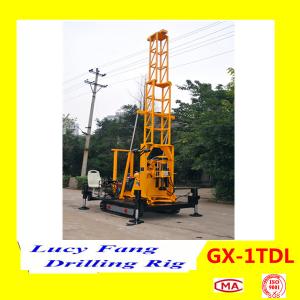 China China Made GX-1TDL Mini Crawler Mounted Soil Testing Drilling Rig With 30-150 m Depth on sale