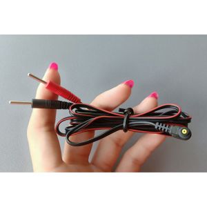 China Replacement Electrode Leads Wires/Cables- 2.35mm Safety-Plug with Standard 2mm Pins Connectors  2 buyers on sale