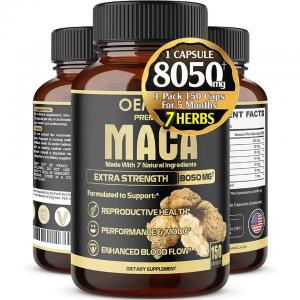 China Customized Sexy Herbal Maca Ginseng Supplement 120 Tablets on sale