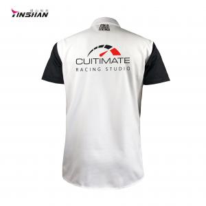 China Custom Graphic Logo Design Breathable Sports Racing T-shirt for Performance Enhancement wholesale
