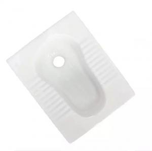 China Glossy White Squat Pan Toilet anti leakage Squatting Toilet Bowl on sale