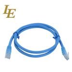 Solid Bare Copper Network Patch Cord LE Cable CAT5E CAT6 PVC Blue Jacket For