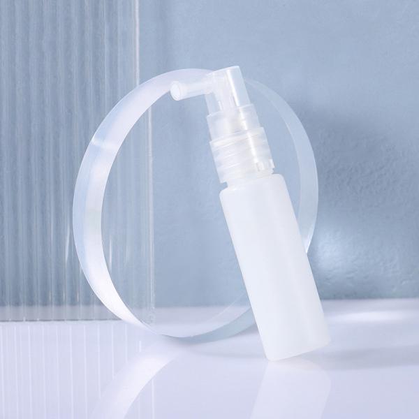 Plastic 14 Tooth Curved Nozzle Cosmetic packaging bottle pump head Makeup remover toner spray head