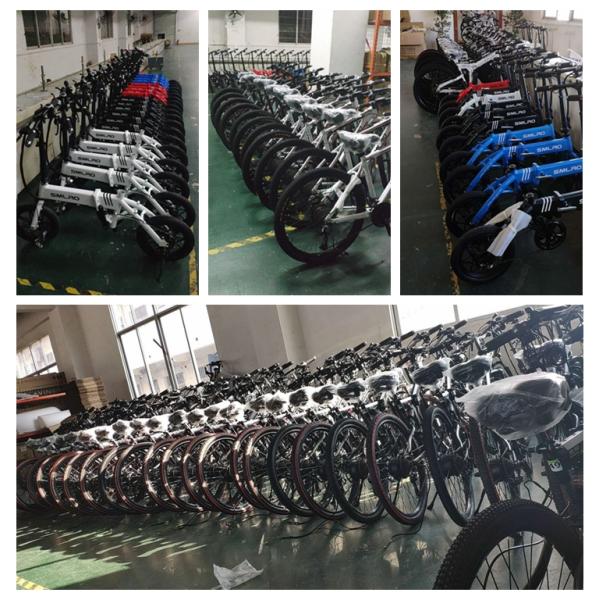 White 48V Portable Electric Bike , 350W 10Ah Battery Powered Bicycles