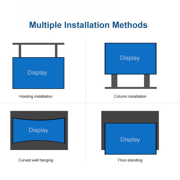 Borderless Multi Color LED Display P8 Outdoor Led Screen Aspect ratio 16:9
