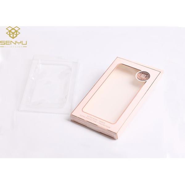 Pink Cell Phone Case Retail Packaging Boxes For Mobile Phone Cover Box