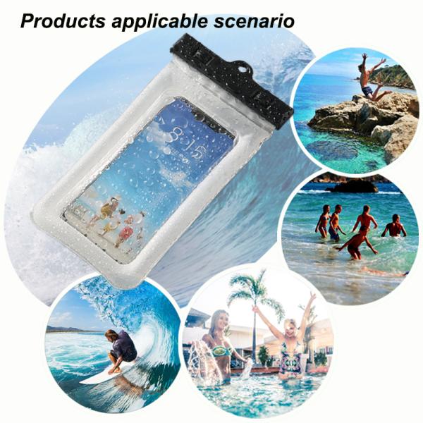 CMYK Printing ABS PVC Mobile Phone Waterproof Cellphone Bag