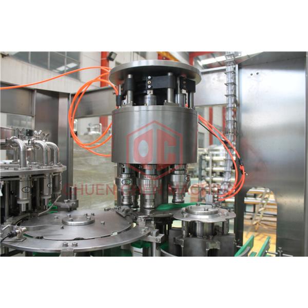 6000 BPH Hot Juice Filling Machine 330ml - 1500ml Plastic Screw Cap Type