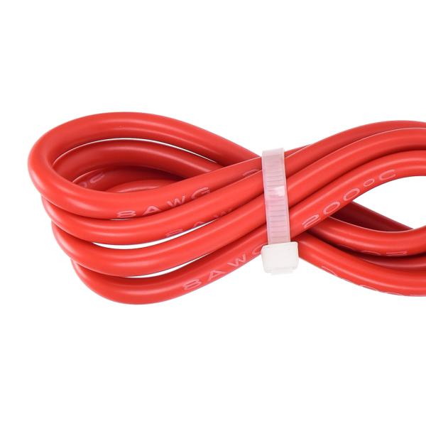 UPS Power 8 AWG Battery Wire 80cm 100cm M8 Terminal With Crimping And Soldering Lug