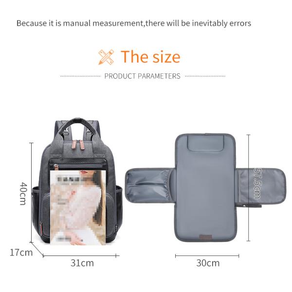 20L-35L Soft Handle Multifunctional Diaper Bag Backpack 31*17*40cm