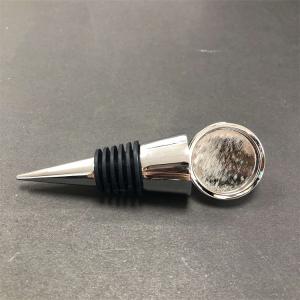 China Hot Sale Fashion Personality Stainless Steel Bar Accessories Metal Red Wine Bottle Stopper on sale