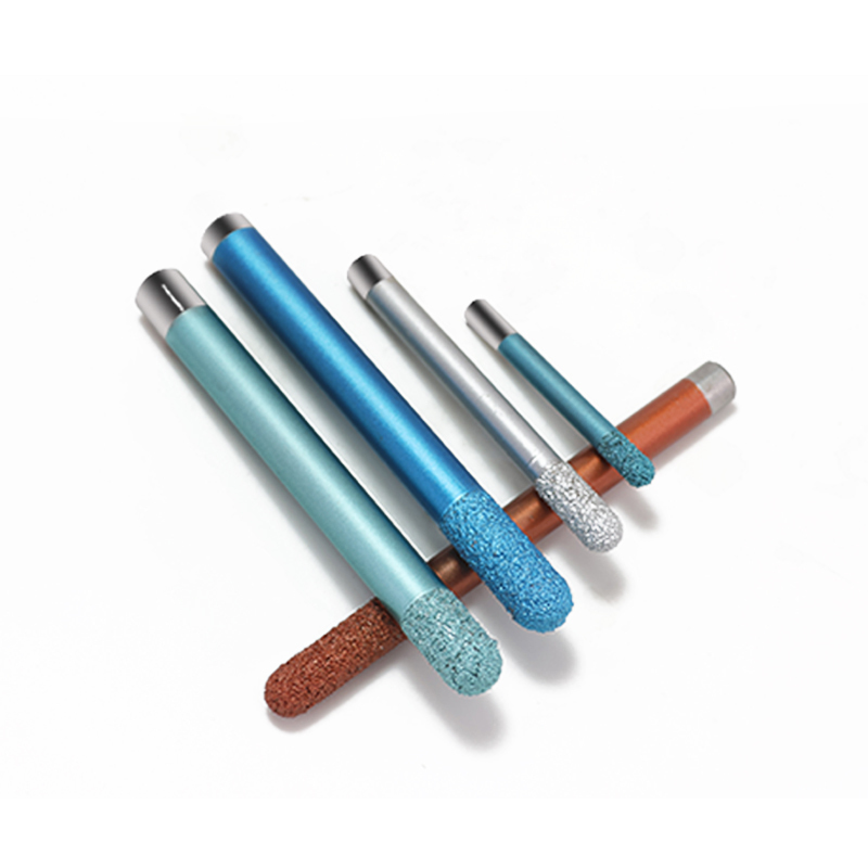 High Quality CNC Tools Circular Vacuum Brazed Stone Carving Drill Bits Diamond