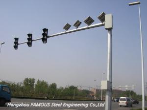 China Q345 Road Sign Structure For Traffic Monitoring Systems And Cameras on sale