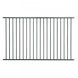 China Metal Picket Ornamental Iron Wrought Fence Galvanized 8ft 7ft on sale