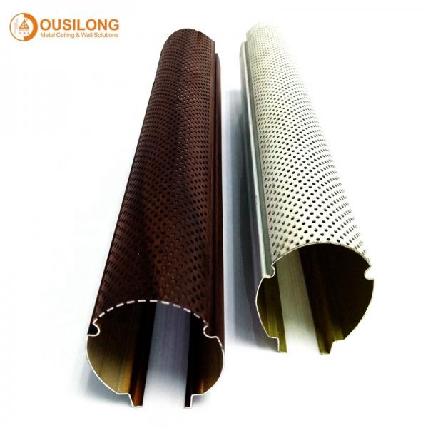 Quality Decorative Suspending Linear Metal Ceiling In Building Aluminum Round Tube for sale