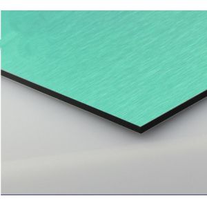 ACP Gold Silver Brushed Aluminum Composite Panel Fireproof PE Coating