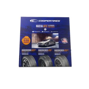 China Custom Paper Display Printed Cardboard Display Stand With Back Frame wholesale