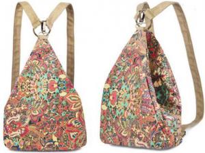 China New Fashion Womens Canvas butterfly imprited backpack wholesale