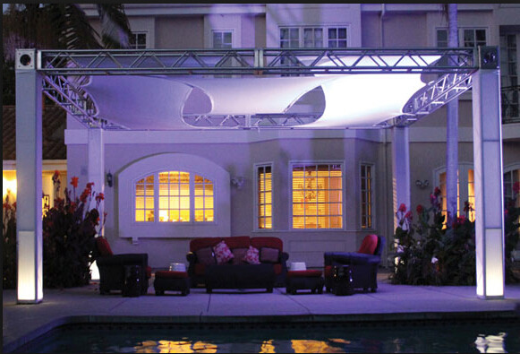 Outside Silver Modern Aluminum Stage Truss For Music Festival