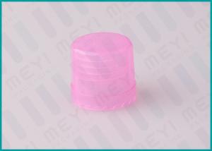 China 24/415 Pink Screw Top Caps Leakage Prevention With Polypropylene Material wholesale