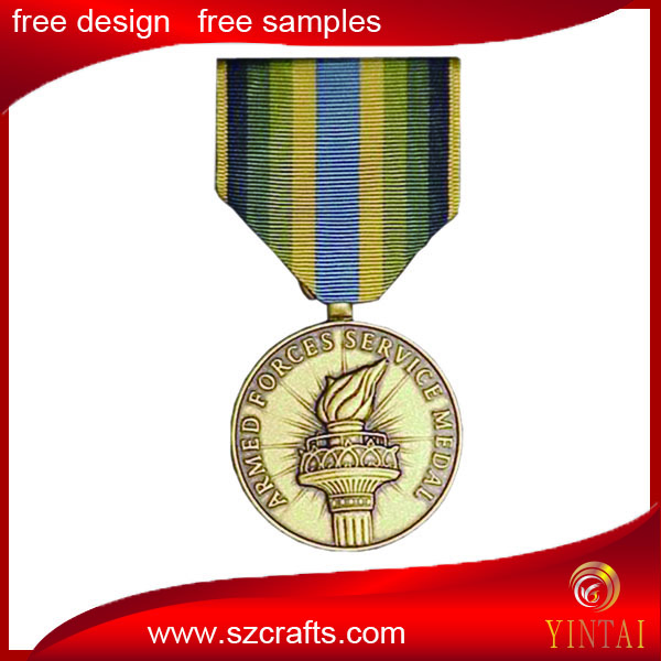 cheap custom olympic medals with ribbon /custom medal maker