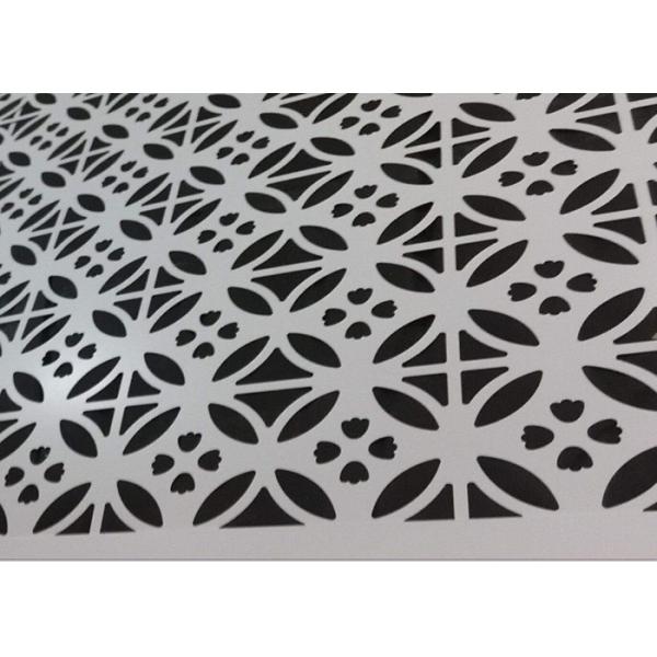 Hexagonal Perforated Aluminum Sheet , 1m 1.22m Width Perforated Aluminium Mesh