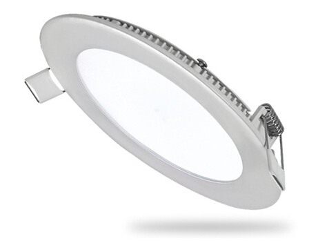 Quality LED PANEL LIGHT 9W ROUND CE ROHS HIGH LUMEN sliver color for sale