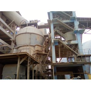 Stable Running Vertical Cement Mill Compact Layout Low Dust Pollution