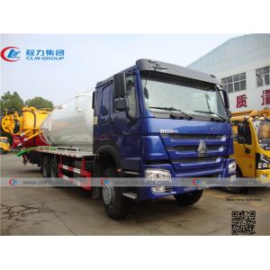 China SINOTRUK HOWO 6x4 371HP 15000 Liters Vacuum Sewer Truck wholesale