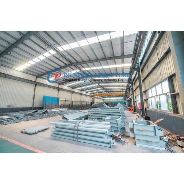 Safety Lightweight Steel Building Q355 S355B Steel Frame Factory