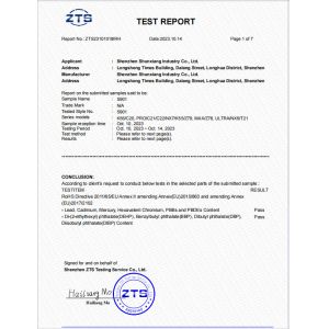Shenzhen Shunxiang Industry Co., Ltd. Certifications